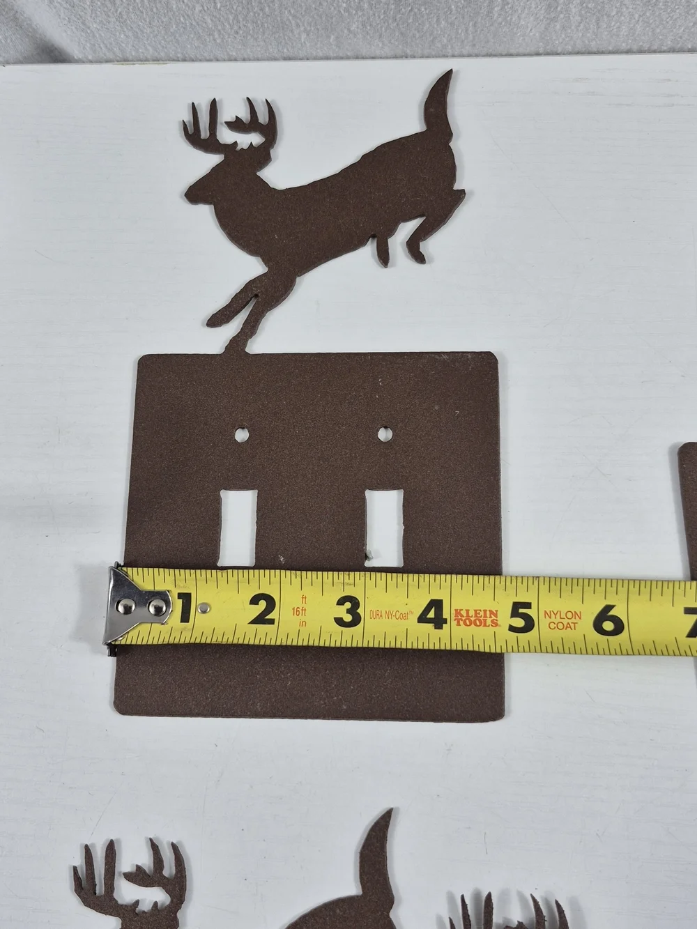 Rustic Jumping Deer switch plate covers set of 6...